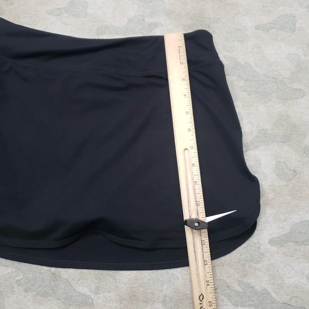 Nike Skort Women Small Black Dri-Fit Tennis Golf Pull On Outdoors Sports